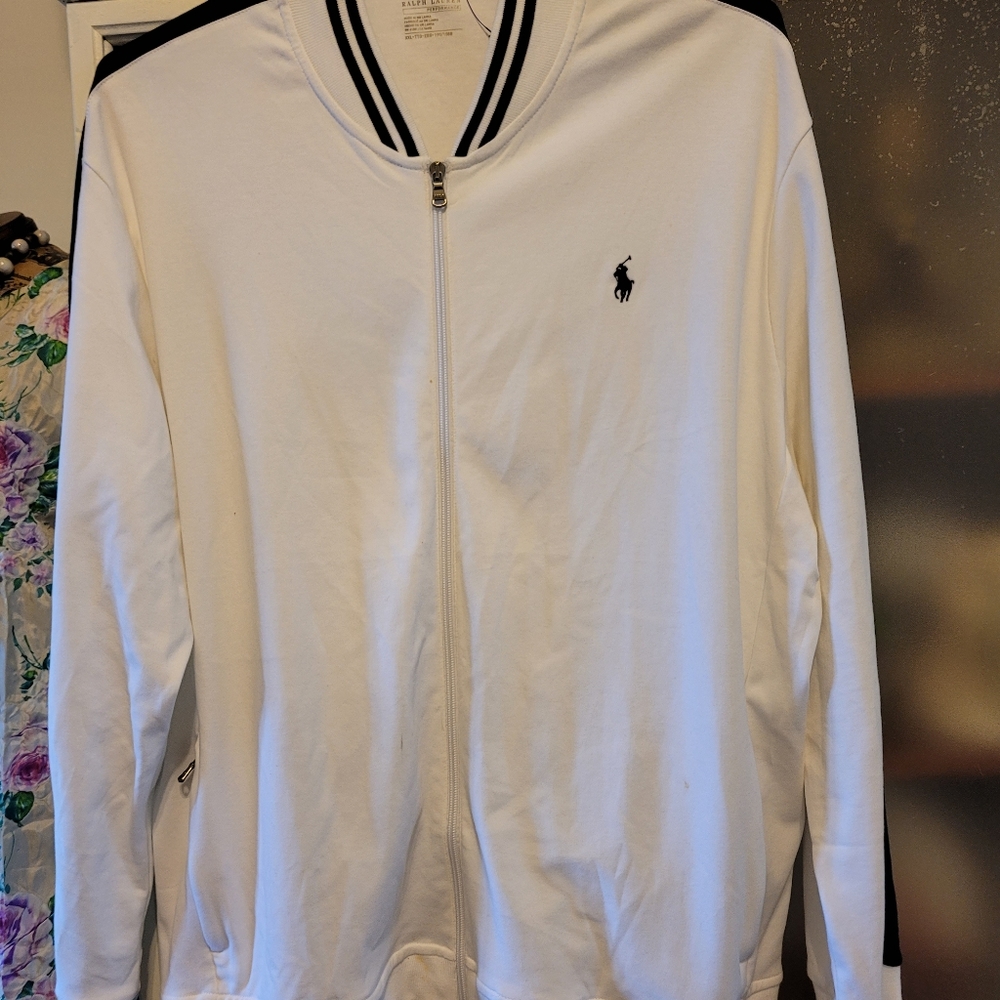 Polo Ralph Lauren bomber style cotton knit jacket - Picture 5 of 16